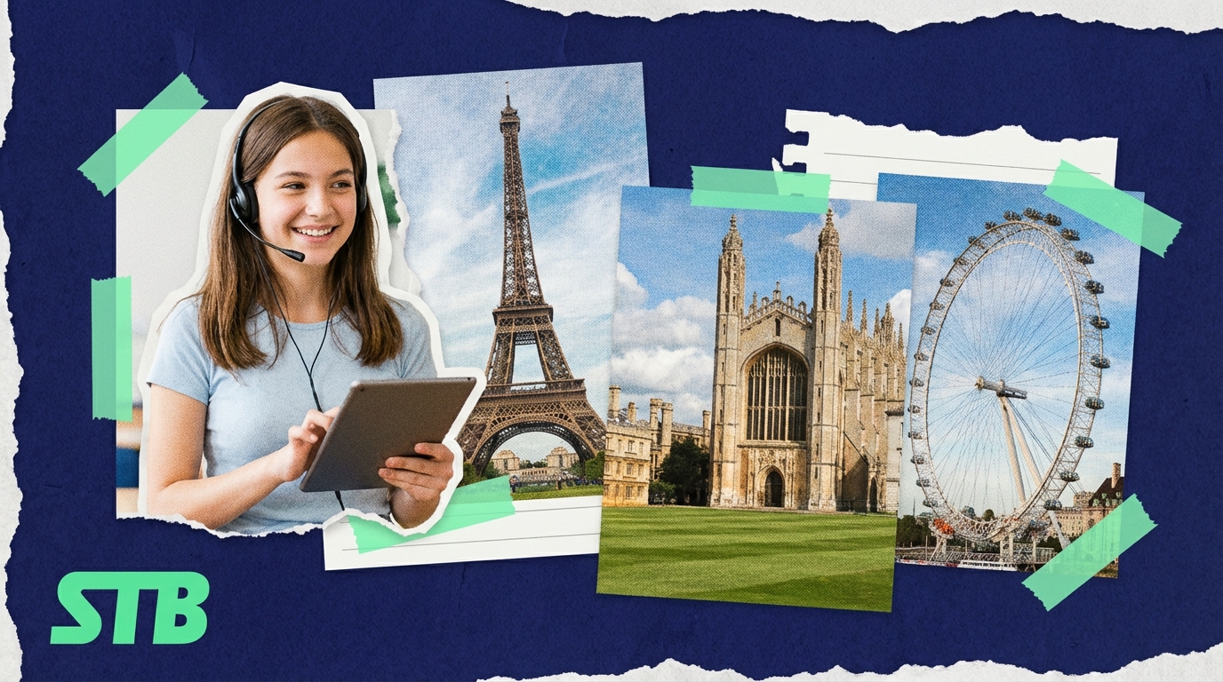 Programa de idioma focado em profissão para adolescentes