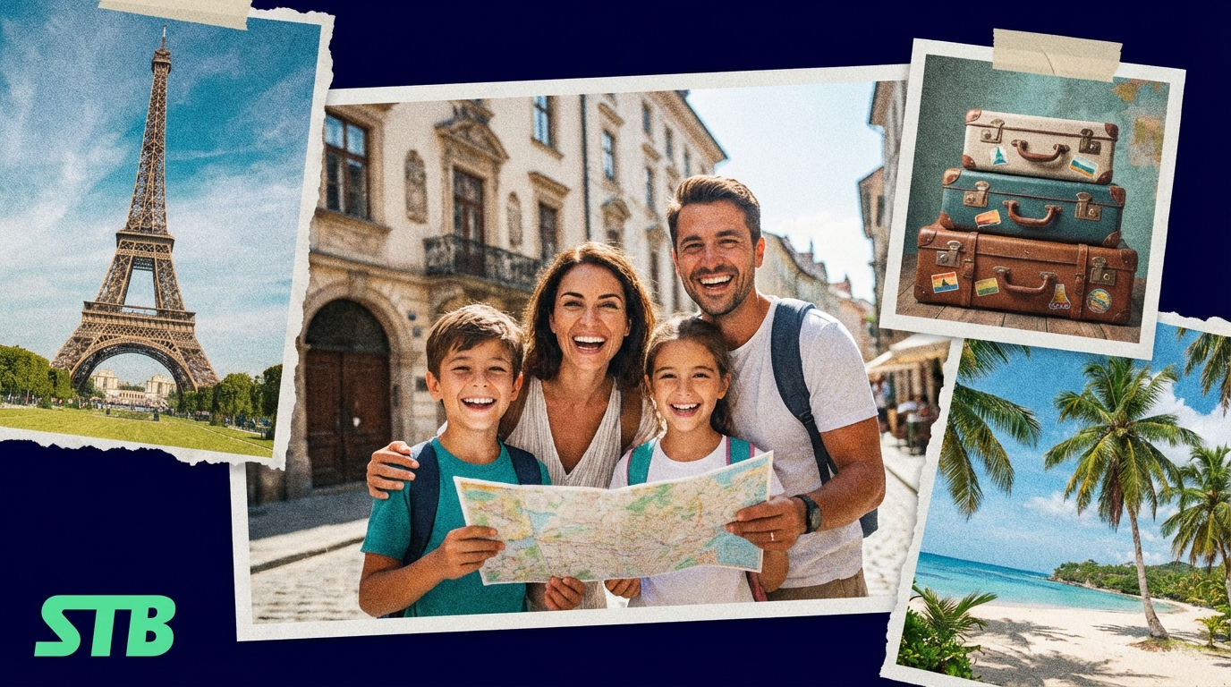 Intercâmbio em família de curta duração nas férias escolares